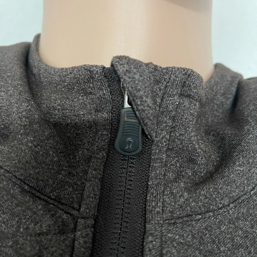 Lululemon The Contender Full Zip Jacket-Size (S)-Brown Hooded Jacket - Picture 11 of 12